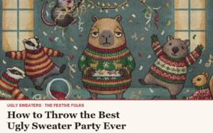 How to Throw the Best Ugly Sweater Party Ever