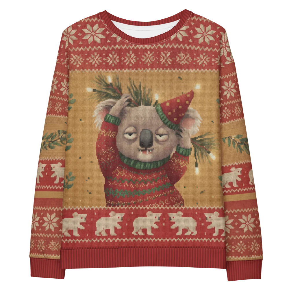 Koalafied Ugly Christmas Sweater, Sweatshirt