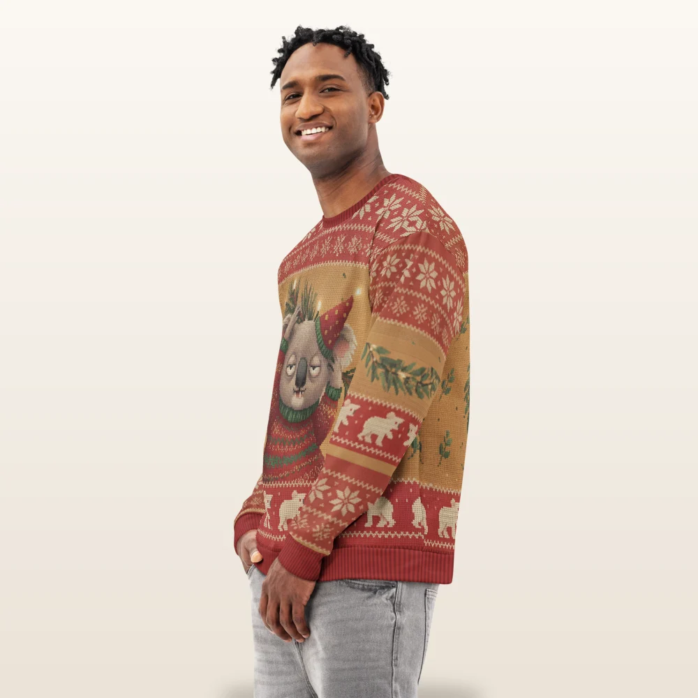 Koalafied Ugly Christmas Sweater, Sweatshirt