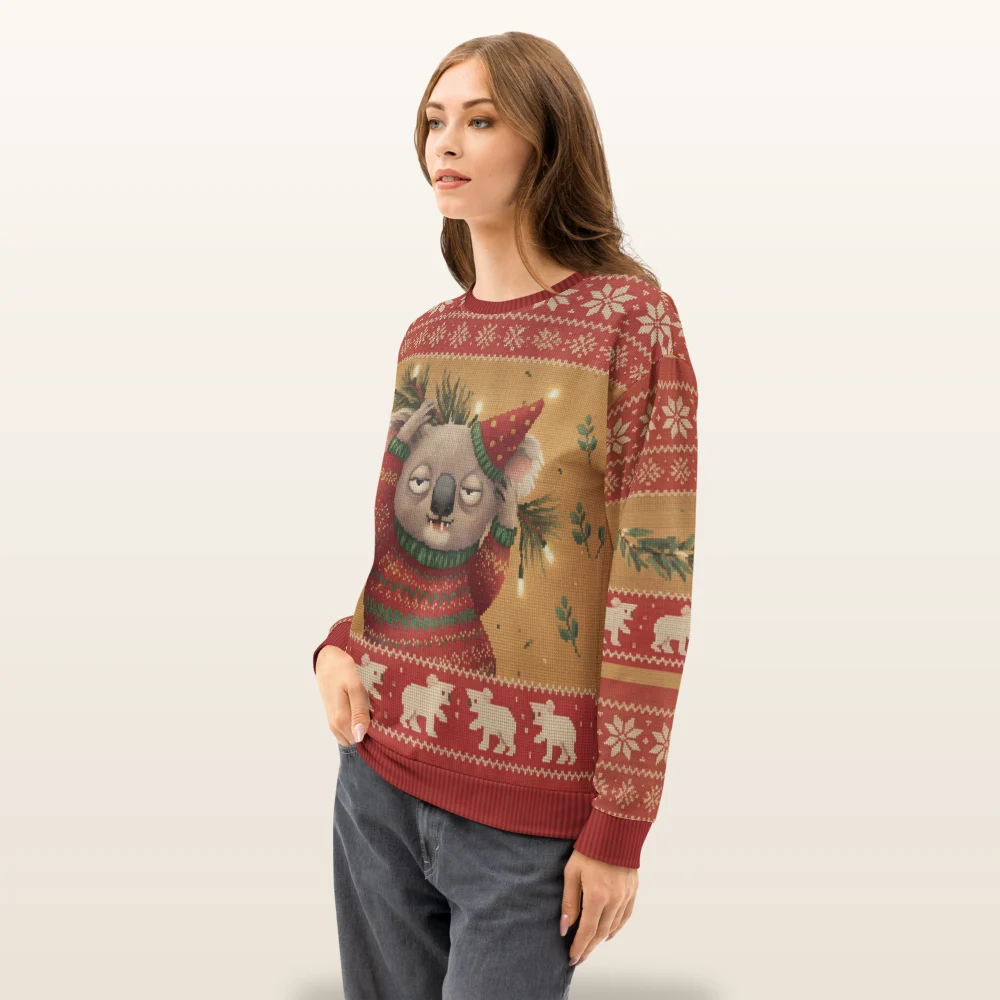 Koalafied Ugly Christmas Sweater, Sweatshirt