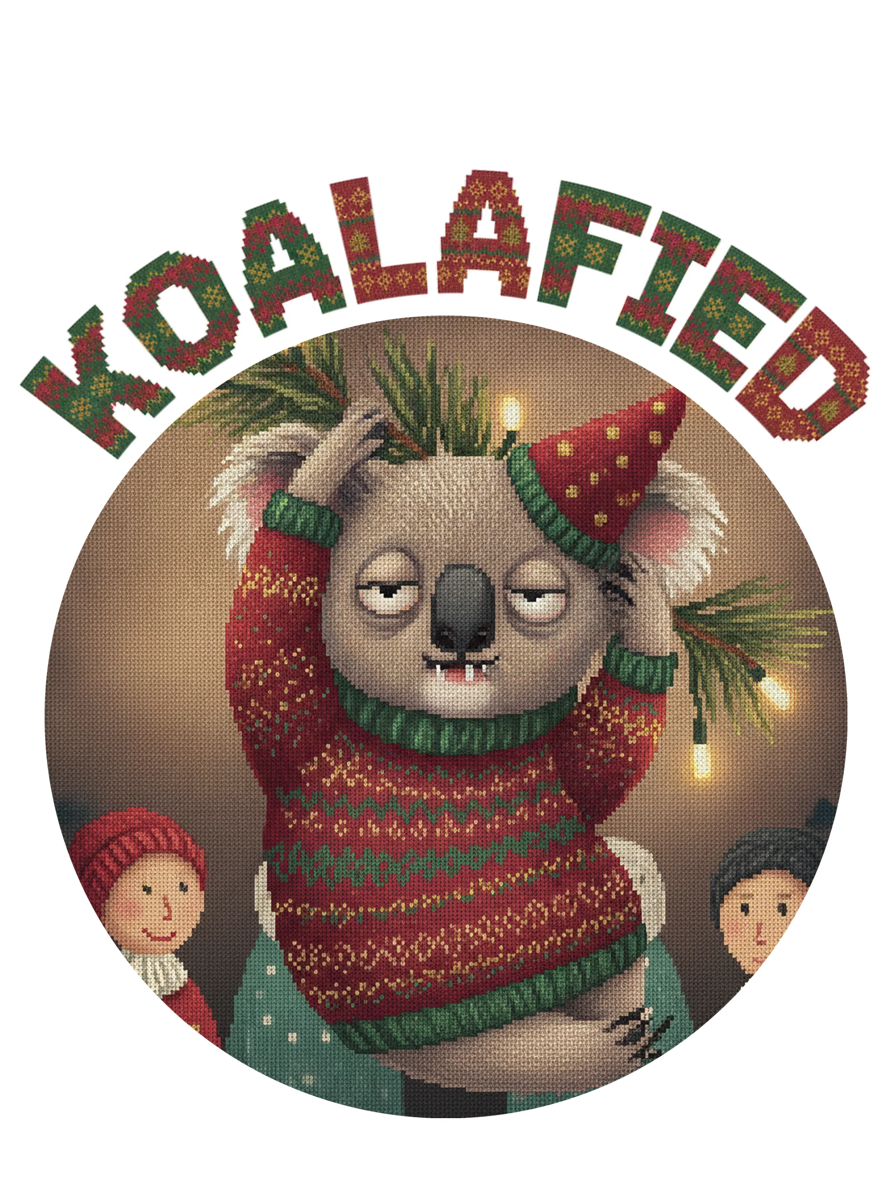 Koalafied Toddler Ugly Christmas Tee
