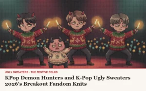 KPop Demon Hunters and K-Pop Ugly Sweaters: 2026’s Breakout Fandom Knits