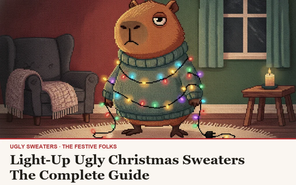 Light-Up Ugly Christmas Sweaters: The Complete Guide
