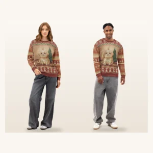 Merry Woofmas Couples Matching Set | Two Sweatshirts, One Design