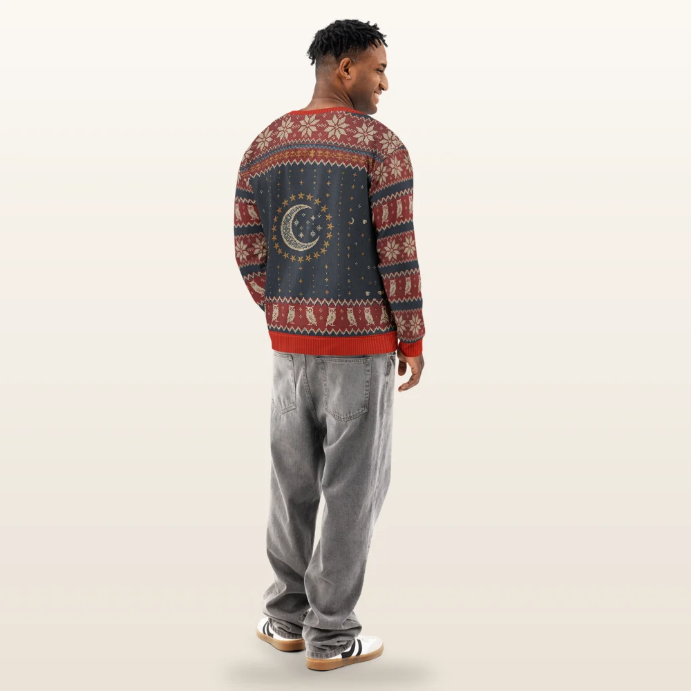 Night Owl Ugly Christmas Sweater, Sweatshirt