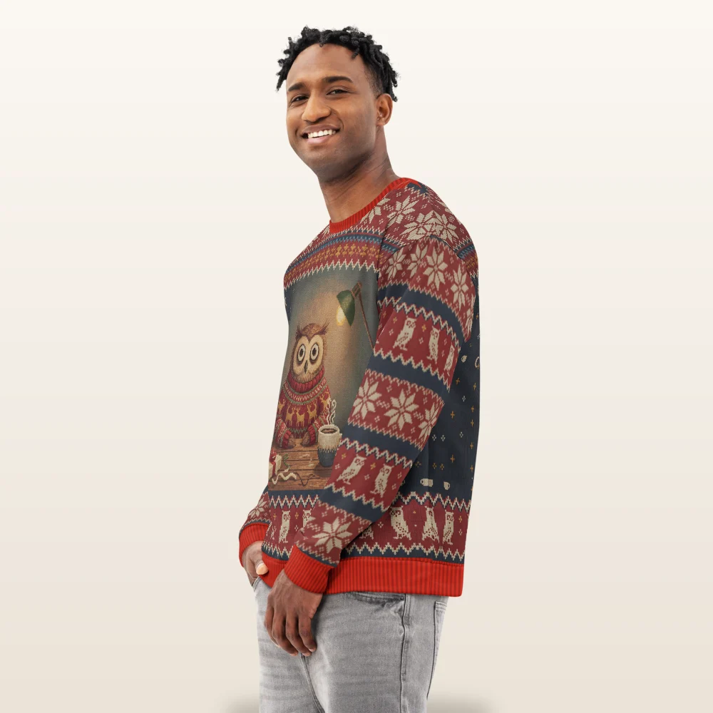 Night Owl Ugly Christmas Sweater, Sweatshirt
