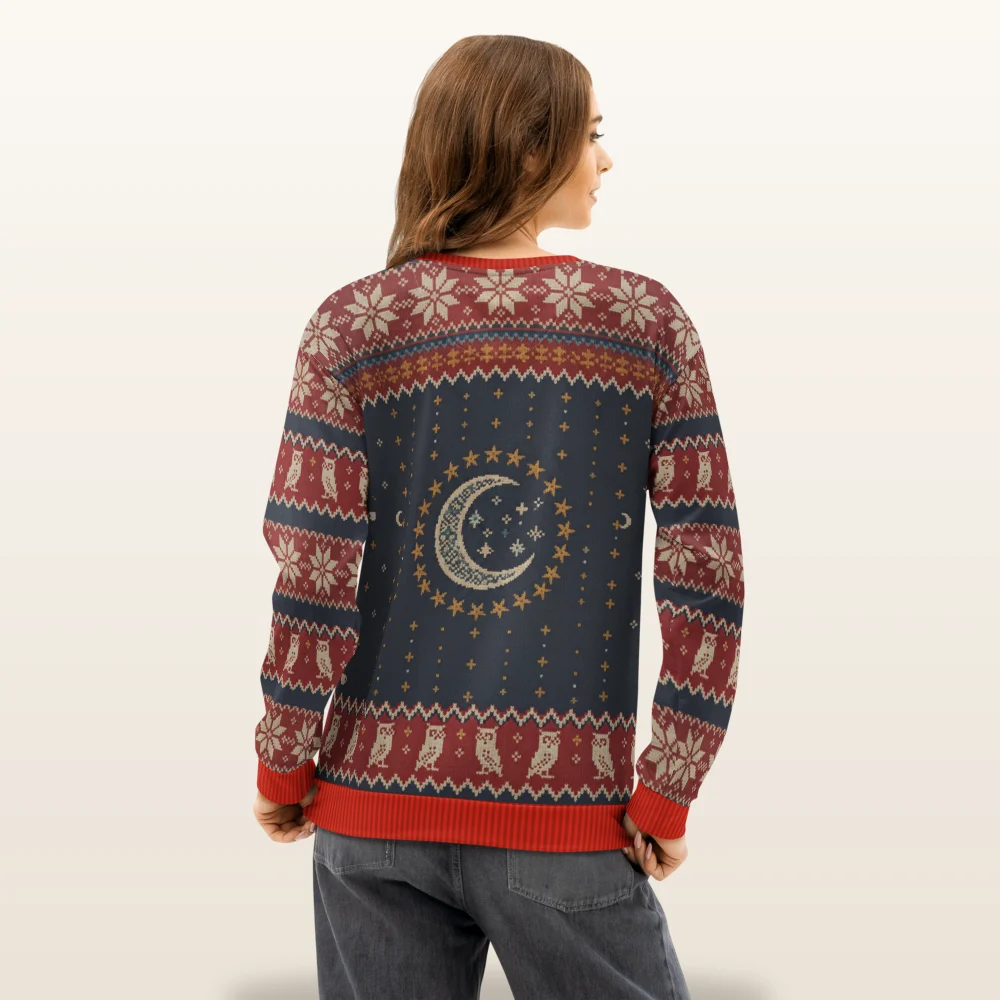 Night Owl Ugly Christmas Sweater, Sweatshirt