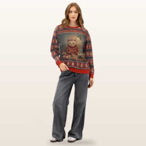 Night Owl Ugly Christmas Sweater, Sweatshirt
