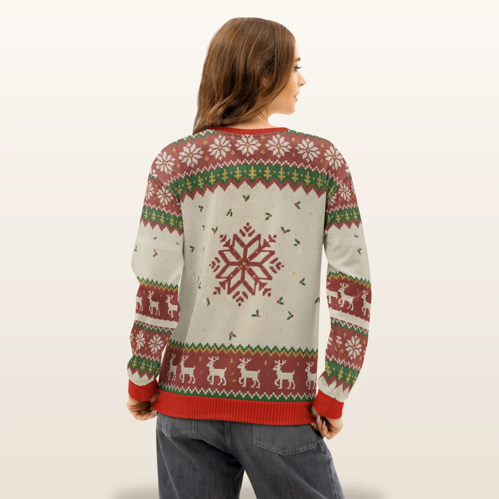 Oh Deer Ugly Christmas Sweatshirt, All-Over Print