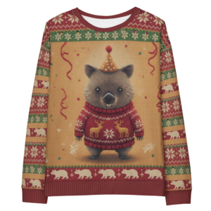 Party Animal Ugly Christmas Sweatshirt, All-Over Print