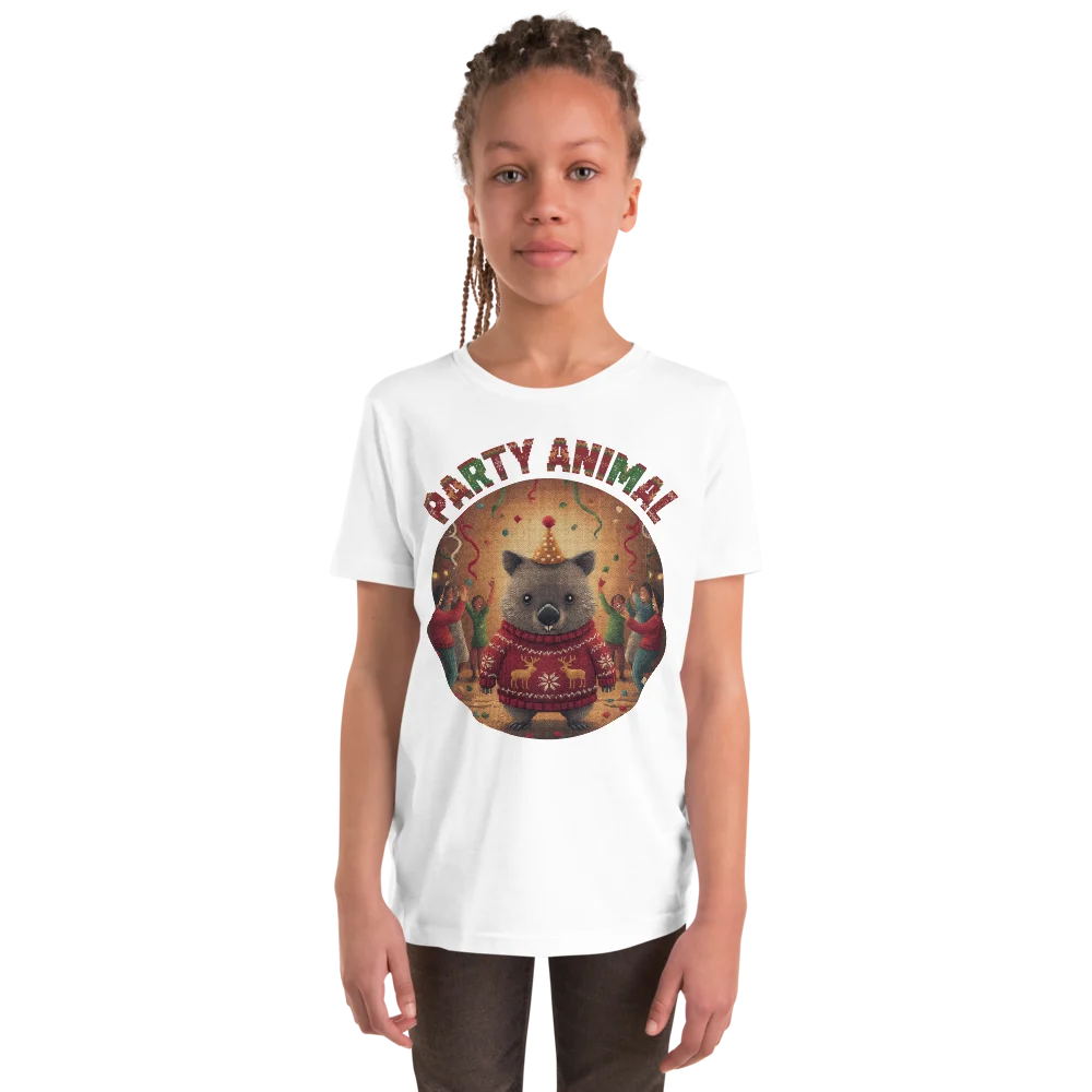 Party Animal Kids' Ugly Christmas Tee