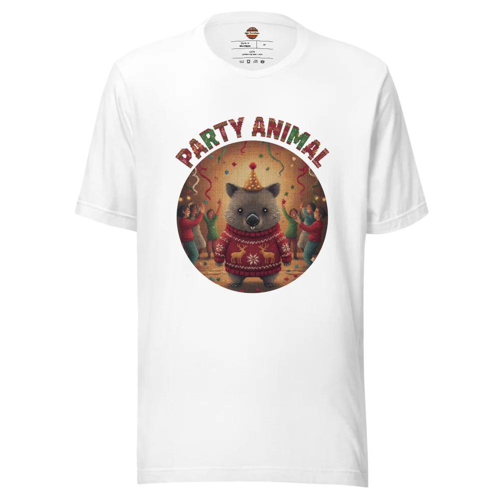 Party Animal Ugly Christmas Tee