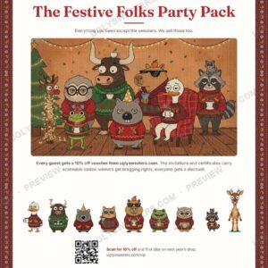 The Festive Folks Party Pack cover preview