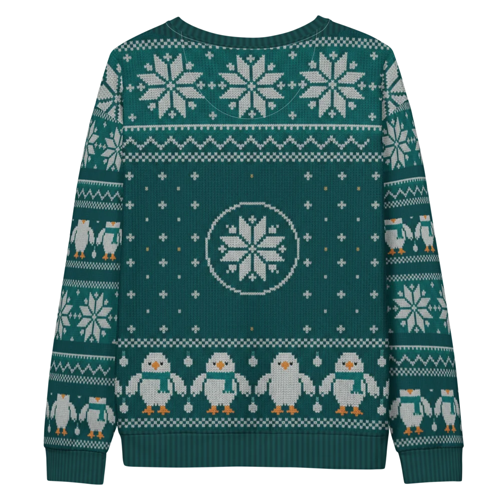 Philadelphia Fan Ugly Christmas Sweatshirt flat back