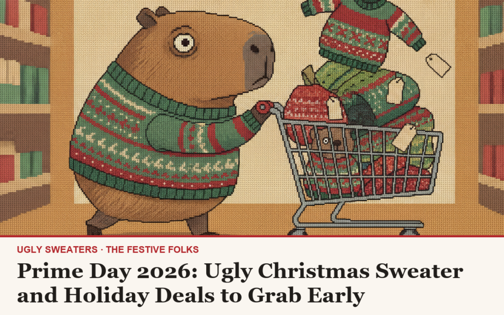 Prime Day 2026: Ugly Christmas Sweater and Holiday Deals to Grab Early