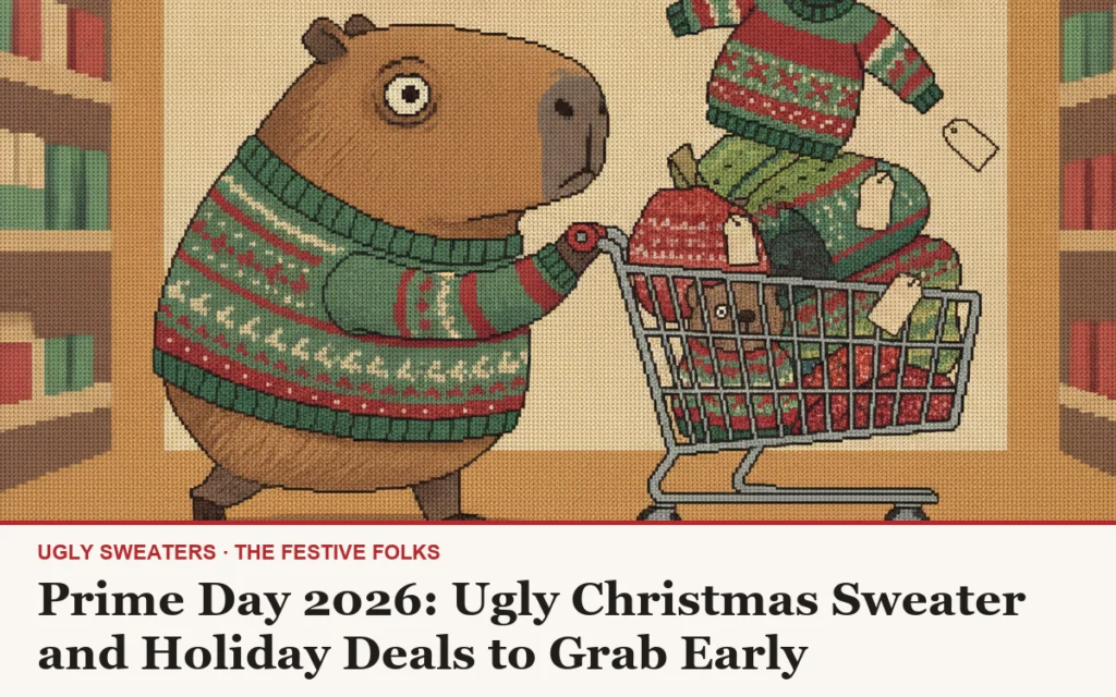 Prime Day 2026: Ugly Christmas Sweater and Holiday Deals to Grab Early