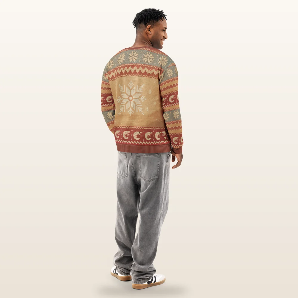 Shrimp on the Barbie Ugly Christmas Sweatshirt, All-Over Print