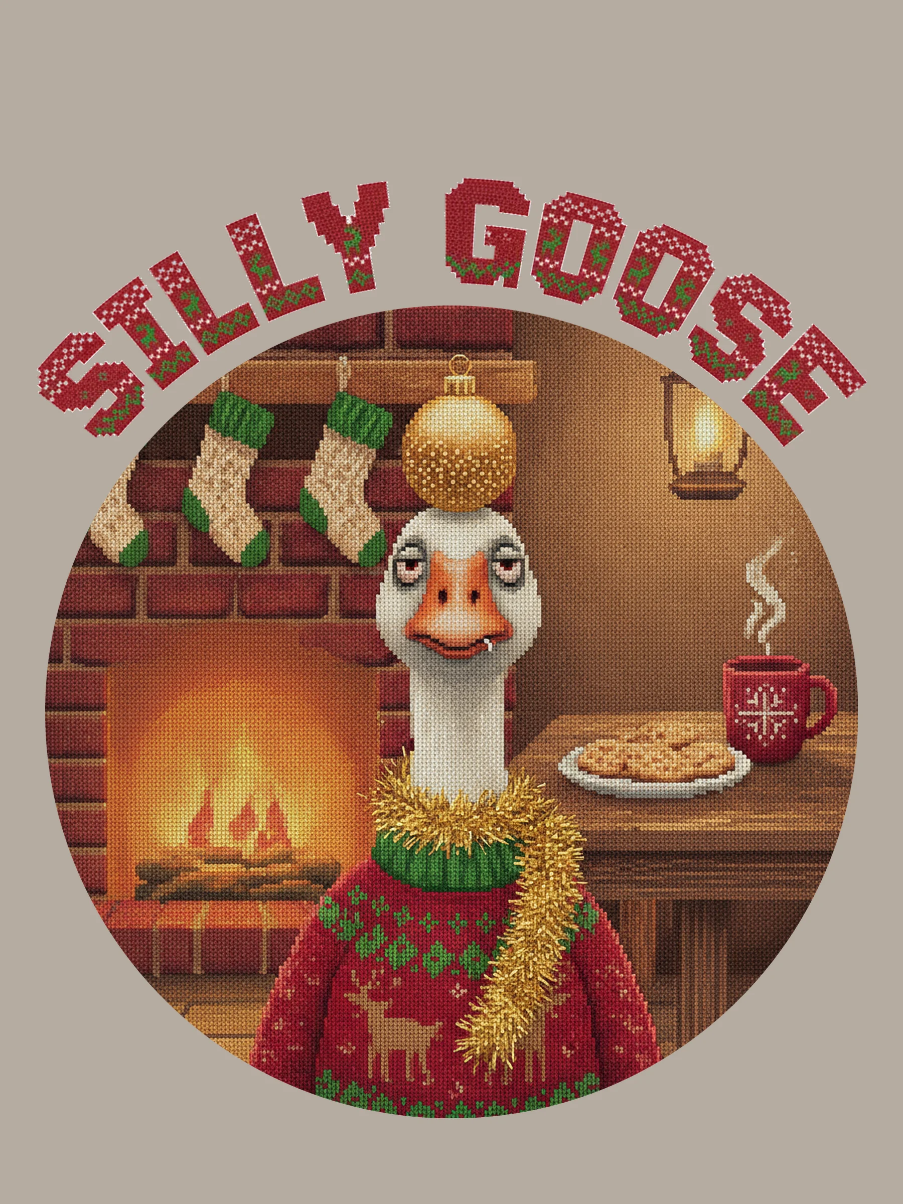 Silly Goose Toddler Ugly Christmas Tee