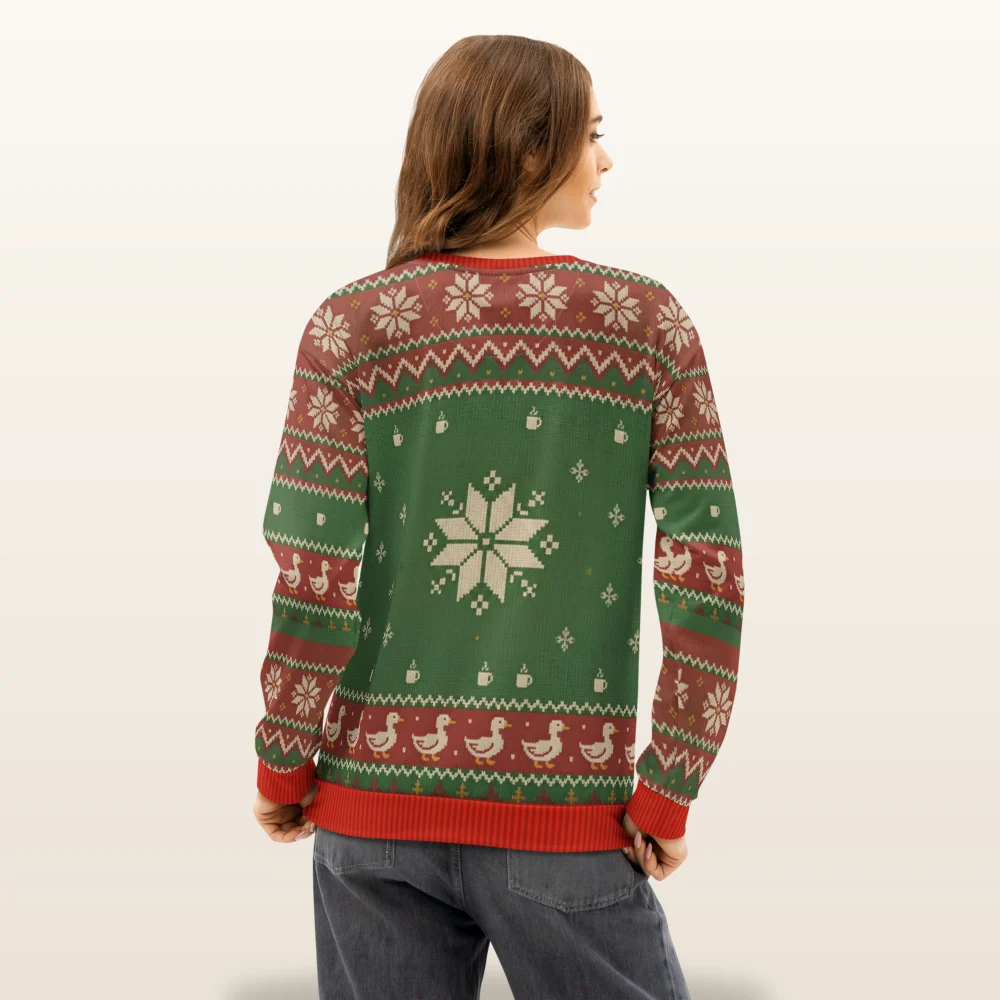 Sitting Duck Ugly Christmas Sweater, Sweatshirt