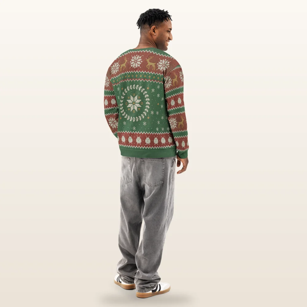 Snug as a Bug Ugly Christmas Sweatshirt, All-Over Print