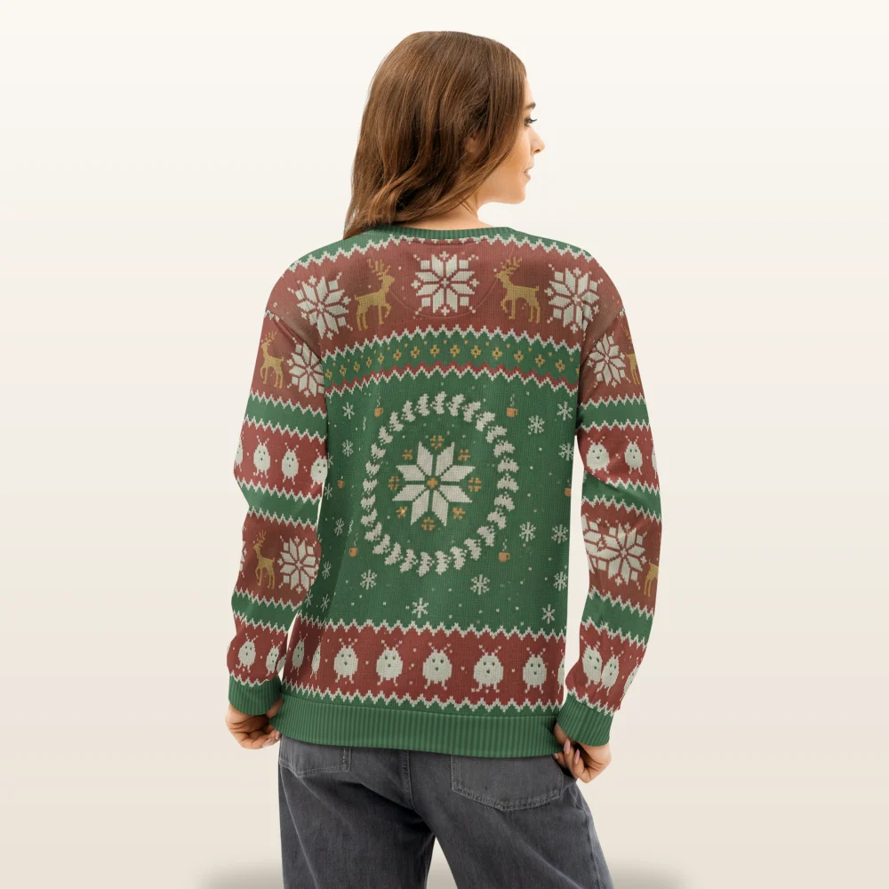 Snug as a Bug Ugly Christmas Sweatshirt, All-Over Print
