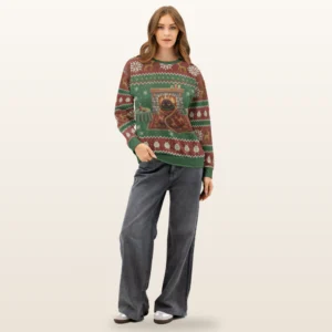 Snug as a Bug Ugly Christmas Sweatshirt, All-Over Print