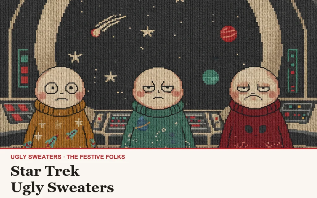 Star Trek Ugly Sweaters