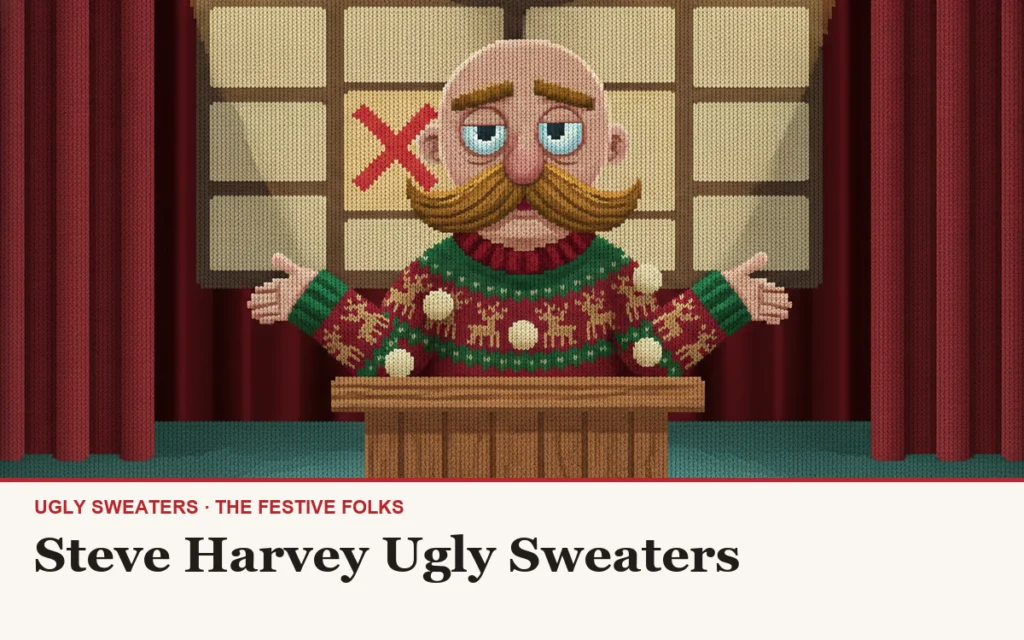 Steve Harvey Ugly Sweaters