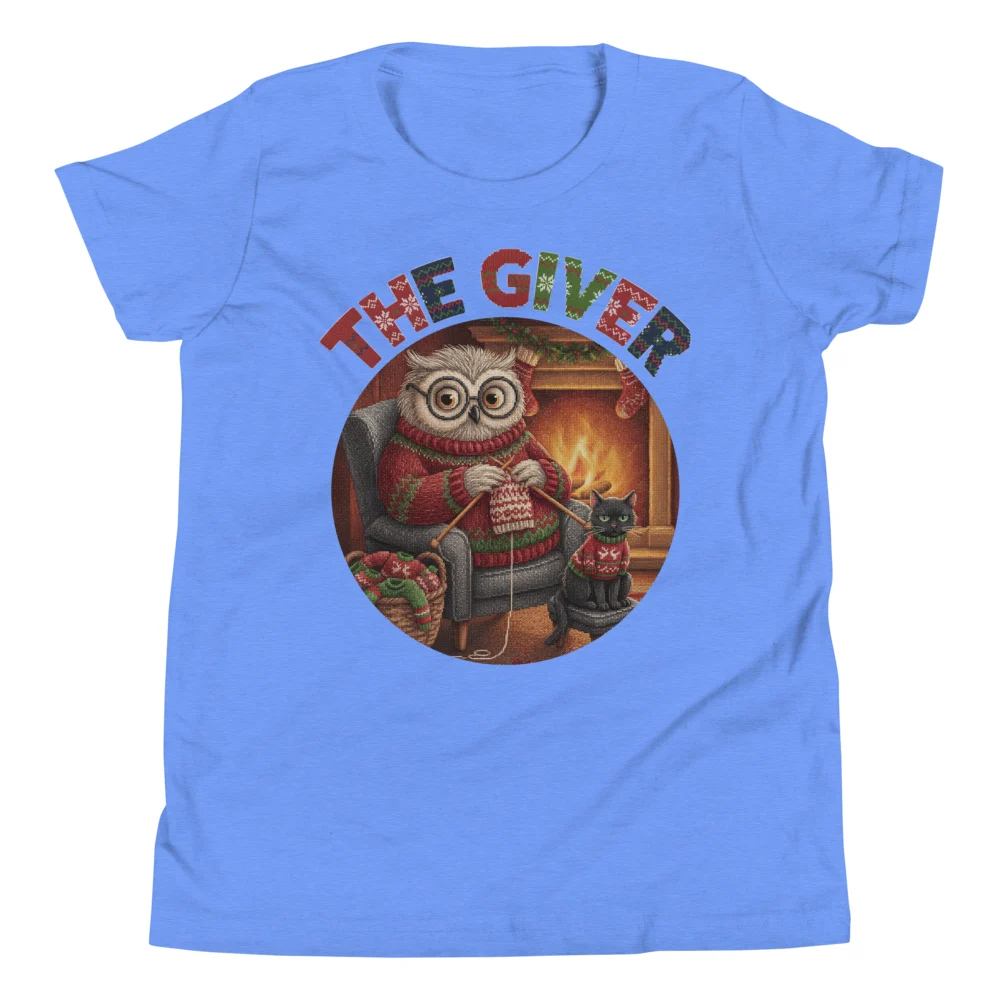 The Giver Kids' Ugly Christmas Tee, Blue