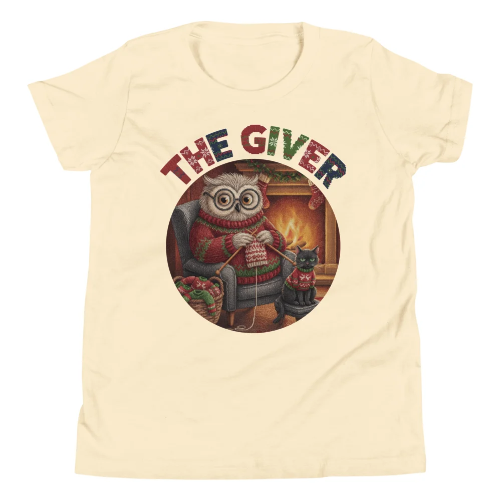 The Giver Kids' Ugly Christmas Tee, Vintage White