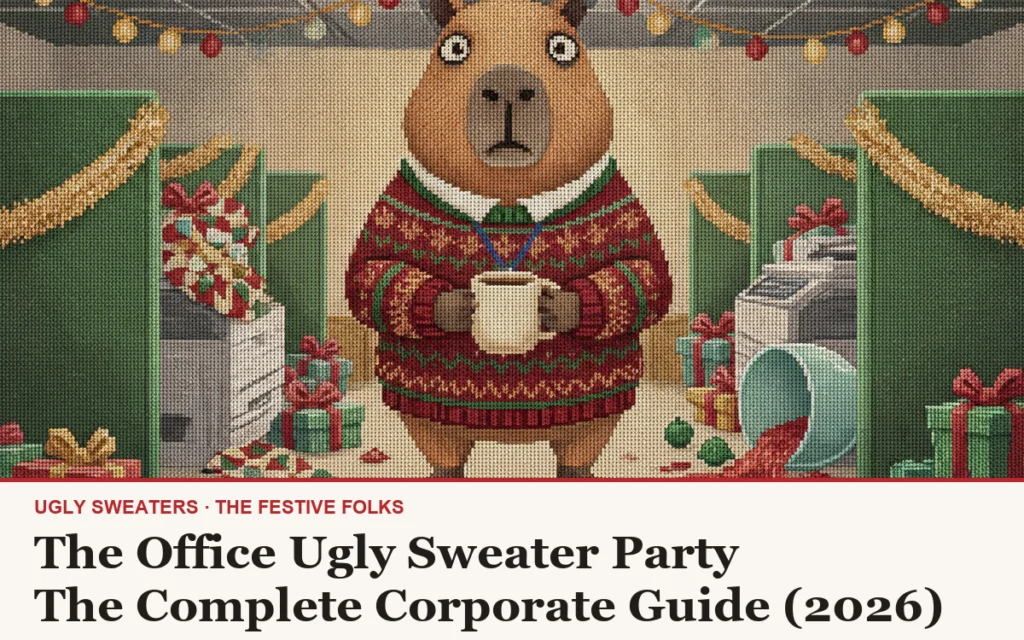 The Office Ugly Sweater Party, Done Properly: The Complete Corporate Guide (2026)