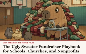 The Ugly Sweater Fundraiser Playbook for Schools, Churches, and Nonprofits