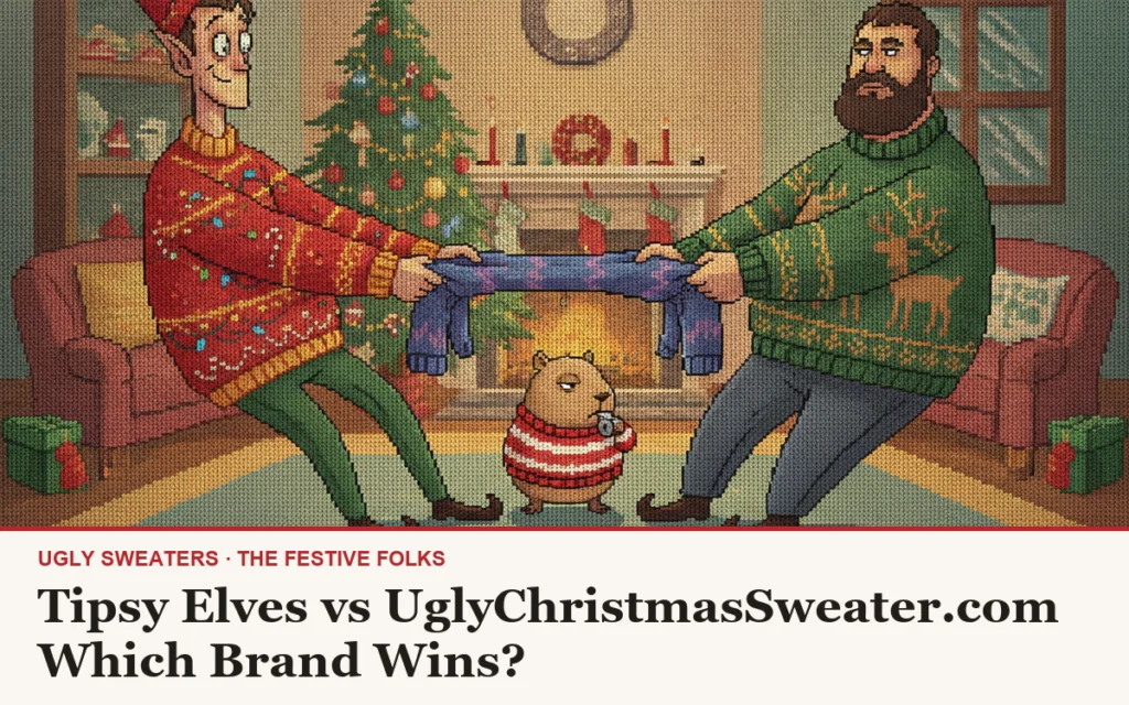Tipsy Elves vs UglyChristmasSweater.com: Which Brand Wins?