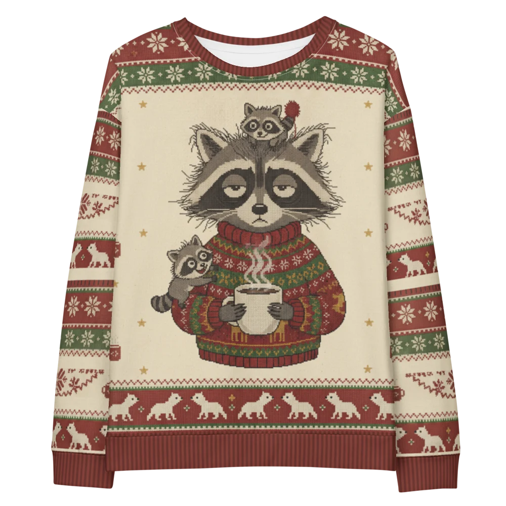 Tired Mom Ugly Christmas Sweater, Sweatshirt