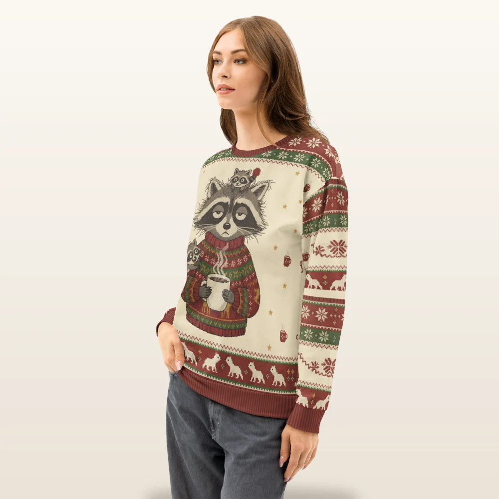 Tired Mom Ugly Christmas Sweater, Sweatshirt