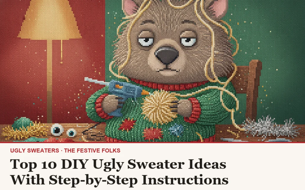 Top 10 DIY Ugly Sweater Ideas (With Step-by-Step Instructions)