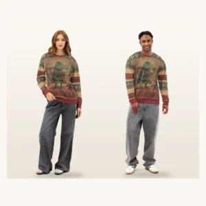 Tree-Rex Couples Matching Set | Two Sweatshirts, One Design