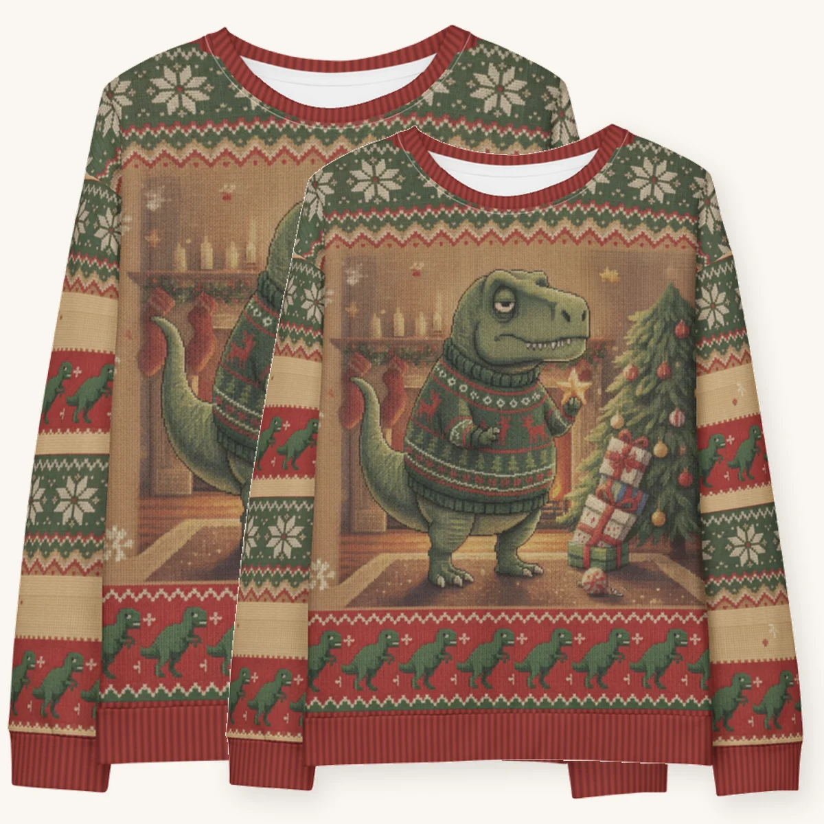 tree-rex-couples-sweatshirt-set