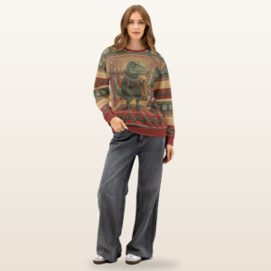 Tree-Rex Ugly Christmas Sweater, Sweatshirt