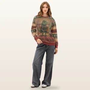Tree-Rex Ugly Christmas Sweater, Sweatshirt