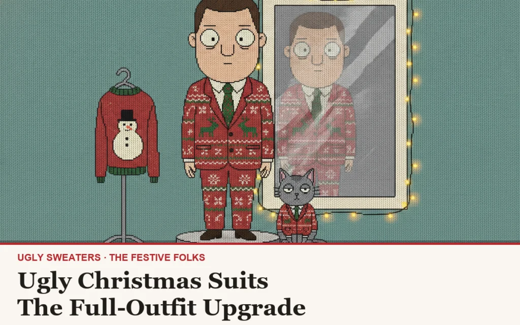 Ugly Christmas Suits: The Full-Outfit Upgrade