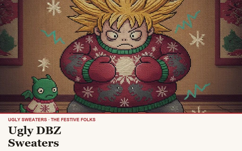 Ugly DBZ Sweaters