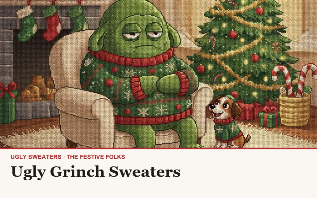 Ugly Grinch Sweaters