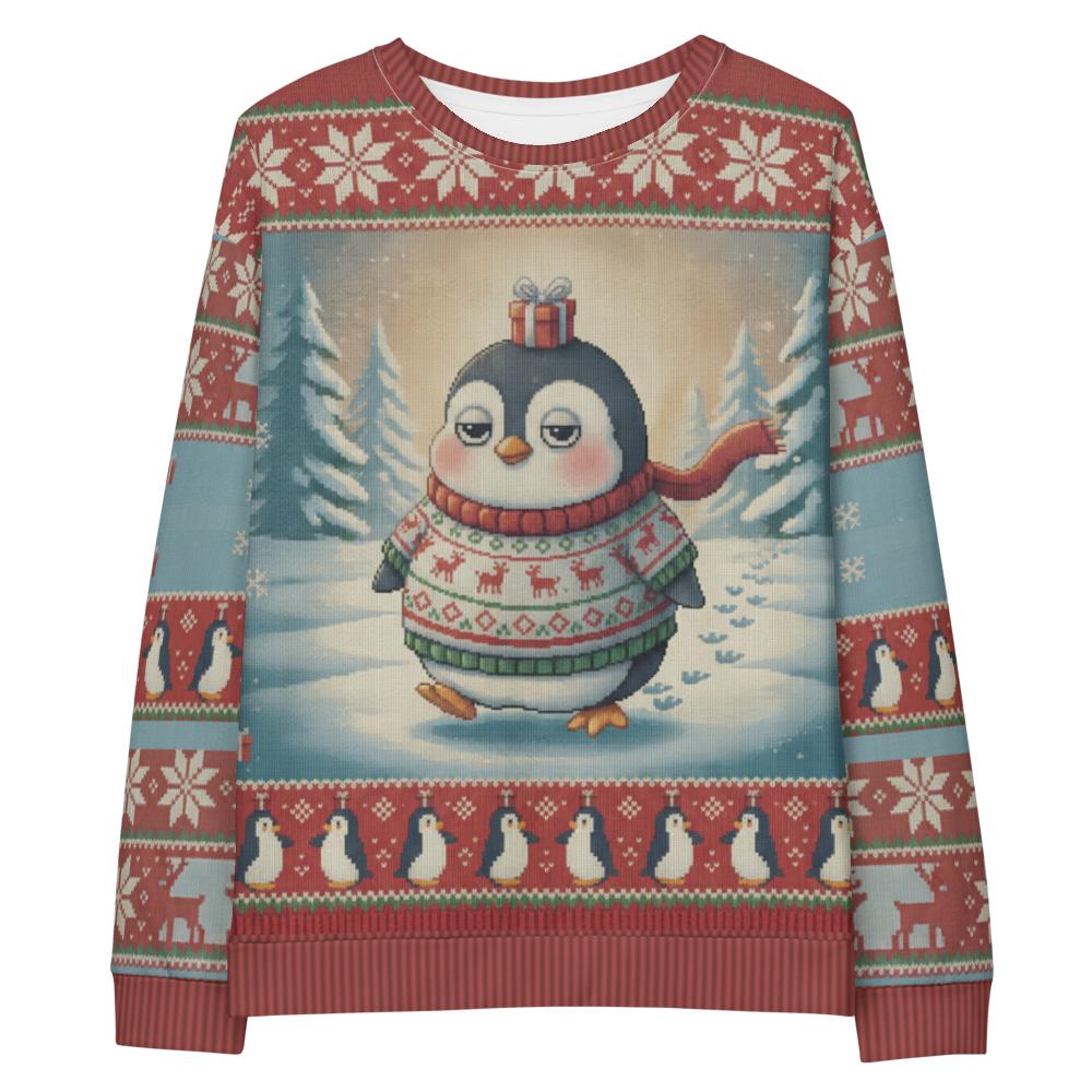 Waddle You Want Ugly Christmas Sweater, Sweatshirt