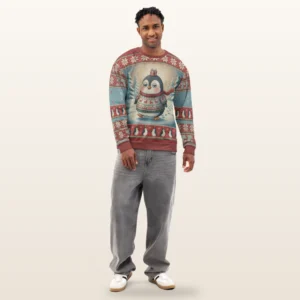 Waddle You Want Ugly Christmas Sweater, Sweatshirt