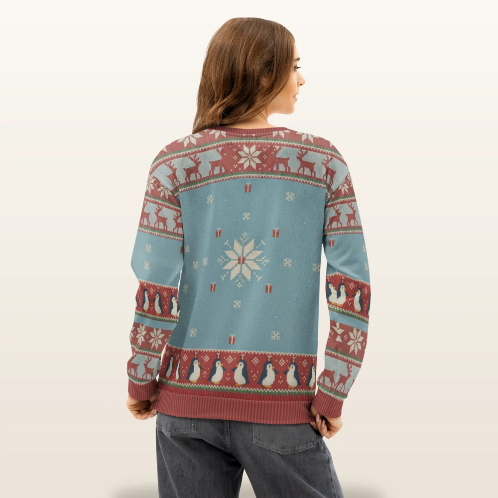 Waddle You Want Ugly Christmas Sweater, Sweatshirt
