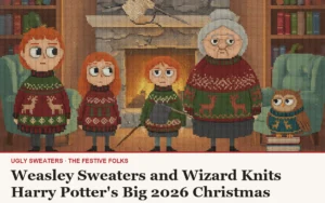 Weasley Sweaters and Wizard Knits: Harry Potter’s Big 2026 Christmas
