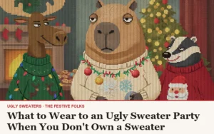 What to Wear to an Ugly Sweater Party When You Don’t Own a Sweater