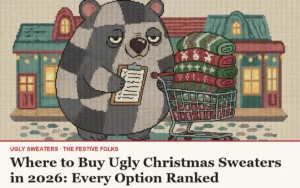 Where to Buy Ugly Christmas Sweaters in 2026: Every Option Ranked
