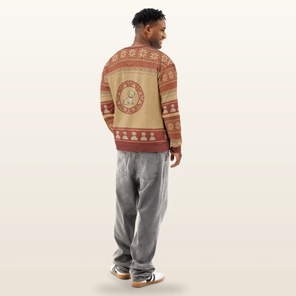 Merry Woofmas Ugly Christmas Sweater, Sweatshirt